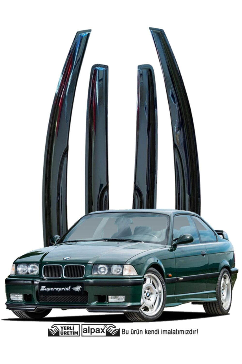 Bmw E36 Oto Rüzgarlık Aracınıza Özel Olarak Tasarlanarak Üretilmiştir
