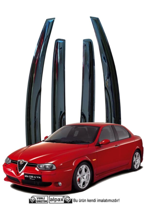 Alfa Romeo 156 Oto Rüzgarlık Aracınıza Özel Olarak Tasarlanarak Üretilmiştir