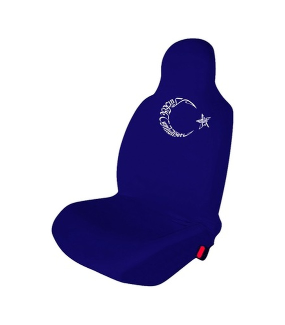 Dacia Dokker Penye Oto Koltuk Kılıfı - Ay Yıldız Baskılı - Lacivert