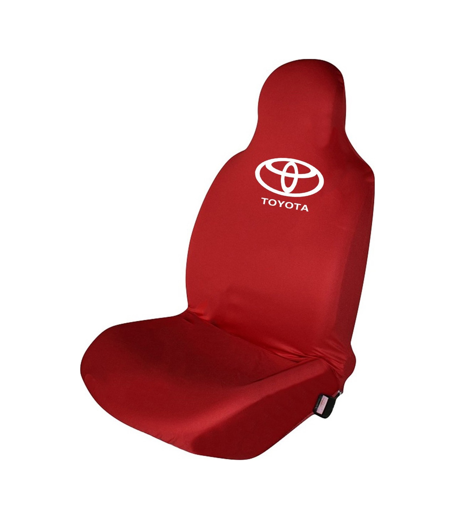 Toyota Corolla Penye Oto Koltuk Kılıfı - Marka Logo Baskılı - Kırmızı