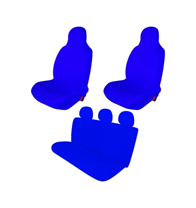 Antwax Toyota Corolla Uyumlu Penye Oto Koltuk Kılıfı - Baskısız - Mavi
