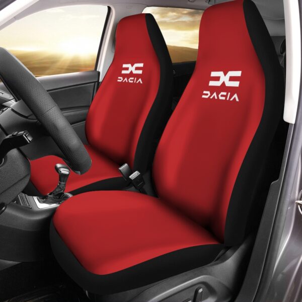 Dacia Sandero Araca Özel Oto Koltuk Kılıfı PRO - Kırmızı Yeni Logolu