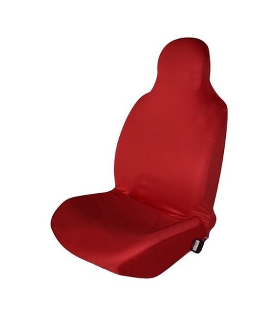 Ford Fiesta Penye Oto Koltuk Kılıfı - Baskısız - Kırmızı