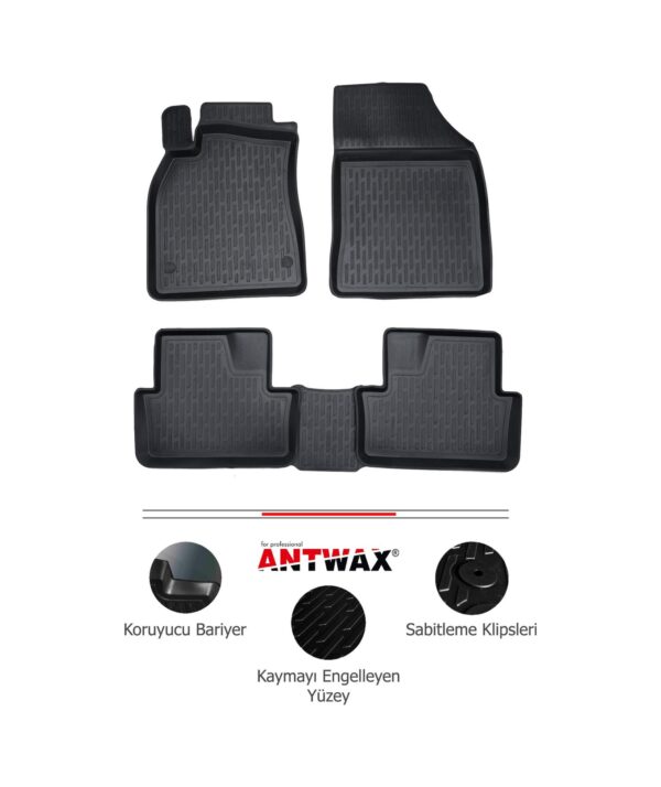 Volkswagen Polo Araca Özel 2002-2009 3D Havuzlu Paspas X-Mat