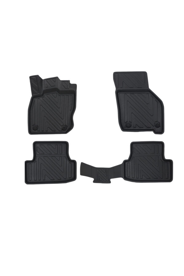 Volkswagen Golf 8 2019 ve Sonrası Premium Havuzlu Oto Paspas | Otomatik Vites