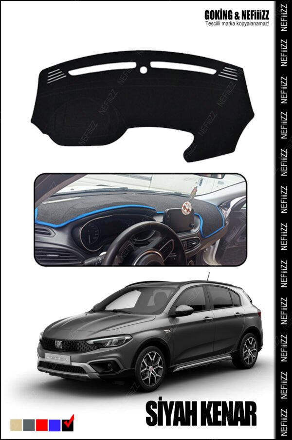 Fiat Egea Cross Torpido Koruma Halısı Ekranlı